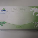 Handschoen Latex ongepoederd Parmadis