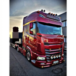 Diamond Painting Set - Vrachtwagen Truck - 20x30cm