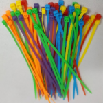 Kabelbinders 200 x 4,8 mm kabelhouder - Tyraps - Tie Wraps - Zes Verschillende Kleuren - 60 stuks kabelbinder