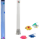 Lavalamp - Waterlamp met Vis - Nachtlamp | Lamp met vissen | Multicolor - 100cm
