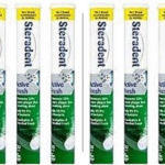Steradent Kunstgebit Reinigingstabletten - Active Fresh - 12 x 30 Tabletten = 360 stuks - Voordeelverpakking