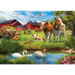 Diamond Painting Set - Boerderij - 70 x 50cm - Groot Formaat - Mooie Kwaliteit