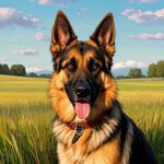 Diamond painting - Herder in Landschap - 30x30cm