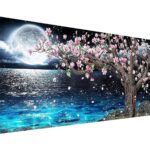 Diamond painting set - Bloesemboom bij Maanlicht - 40x50cm