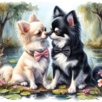 Diamond painting set - Hondjes - 40x40cm