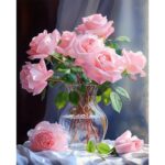 Diamond painting set - Rozen in Vaas - 40x50cm