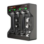 Dubbelzijdige Mini-Oplader - Voor AA/AAA Ni-MH & 9V/8.4V Oplaadbare Batterijen - Snel Opladen - Overlaadbeveiliging - USB Gevoed