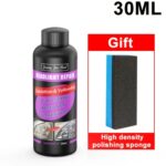 Koplamp polijsten - Autolampen polijsten - 30 ML Plus Inwrijf Sponsje - Krassen verwijderen - Koplamp vernieuwen - Lampen polijsten - Koplamp renovatie - Headlight polish - Lamp reparatievloeistof - Koplamp polijst set